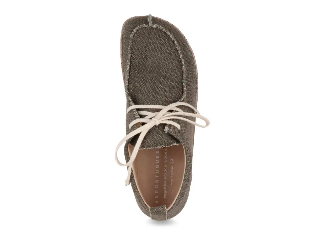 ASPORTUGUESAS Men Women Boatshoe 'City Line Chat', military