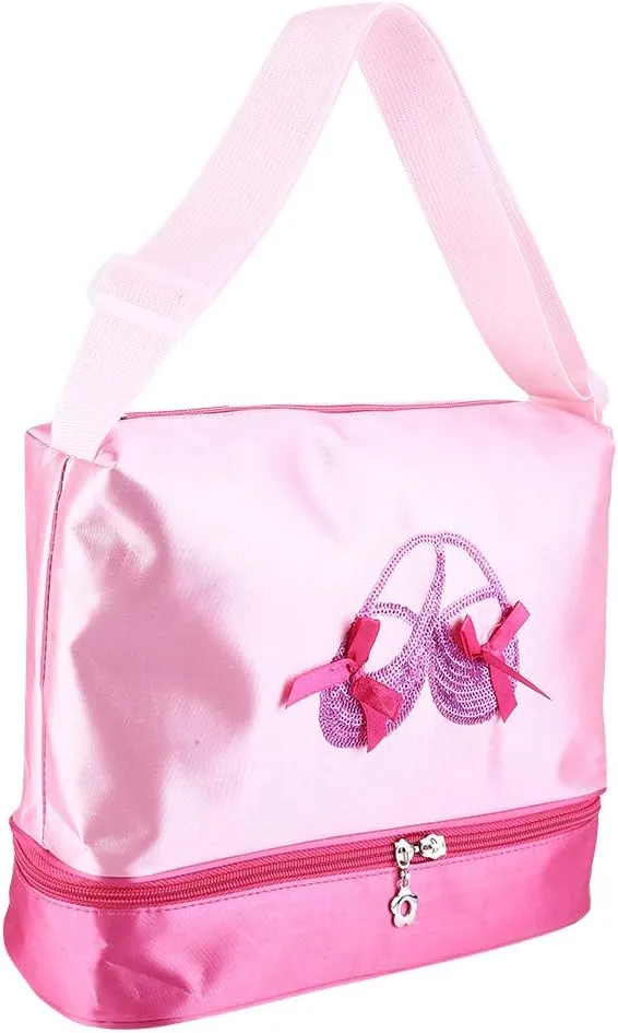 Ballet Bag, Dance Shoulder Bag Ballet Handbag, Ballerina Bag Large Capacity Sequined Storing Small Item for Girls Child Kids