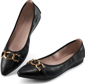 Ballet Flats Shoes for Women: Comfortable Work Dress Flats - Ladies Wedding Shoes for Walking