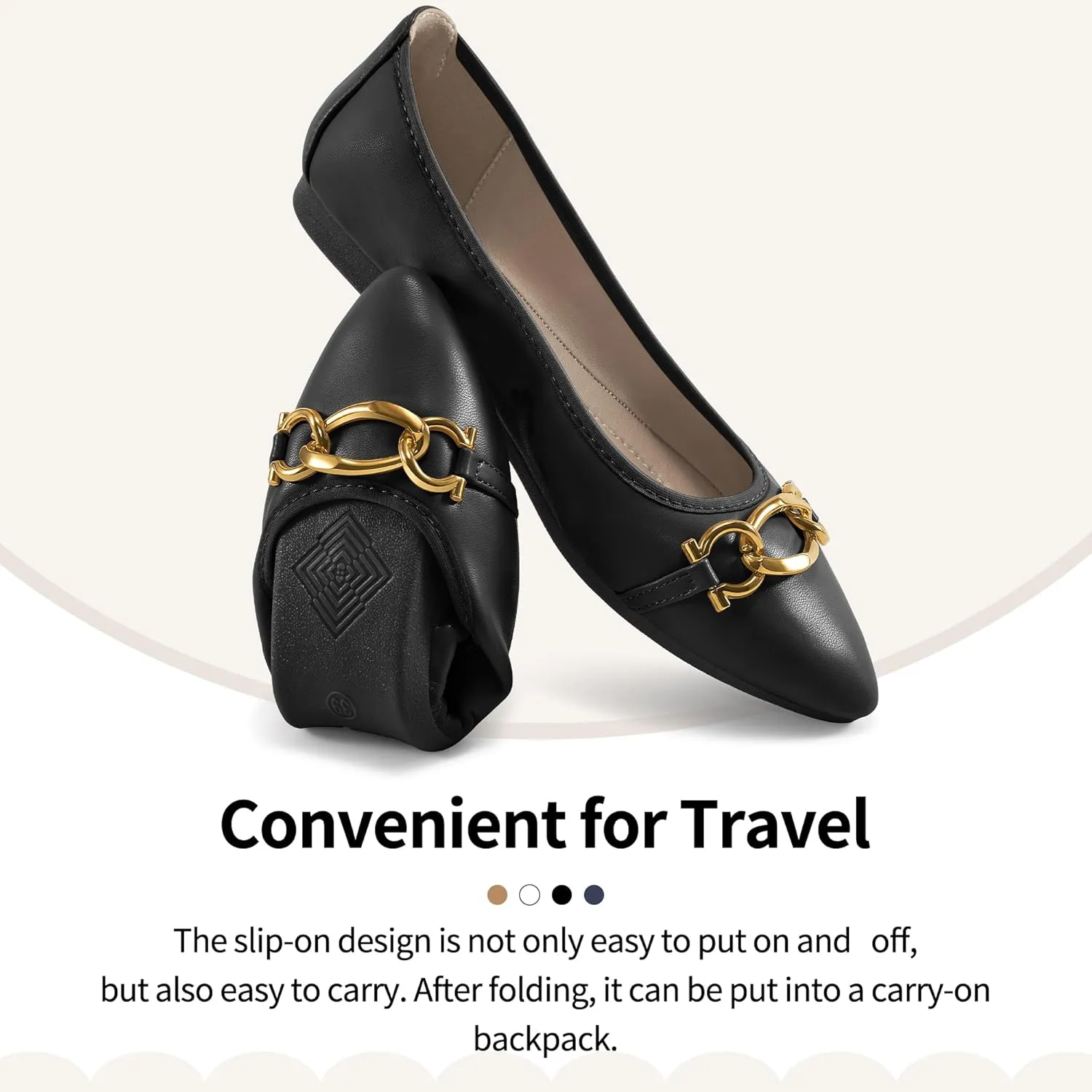 Ballet Flats Shoes for Women: Comfortable Work Dress Flats - Ladies Wedding Shoes for Walking