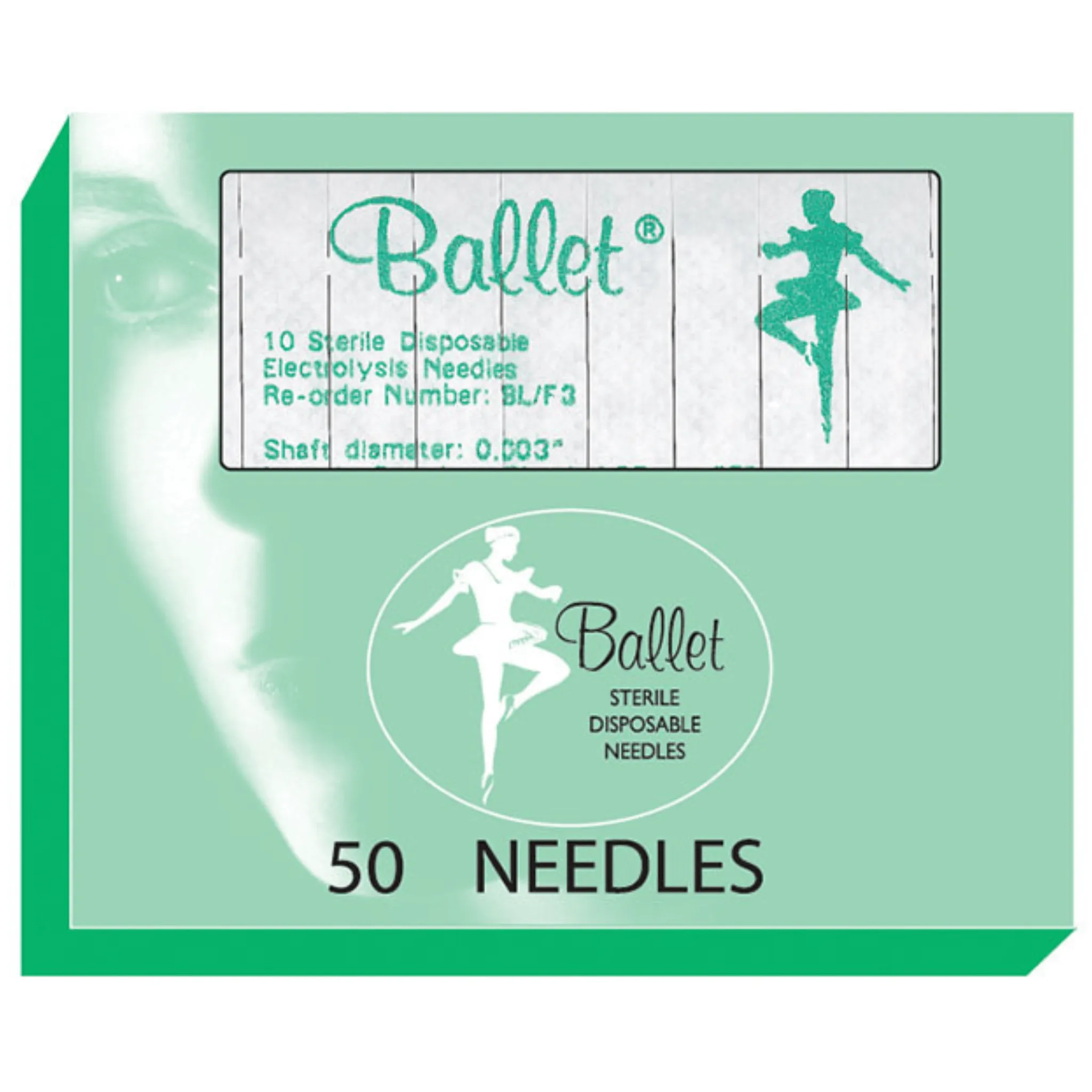 Ballet Stainless Steel F12 Skin Tag Probe - F Shank (Electrolysis Tool)