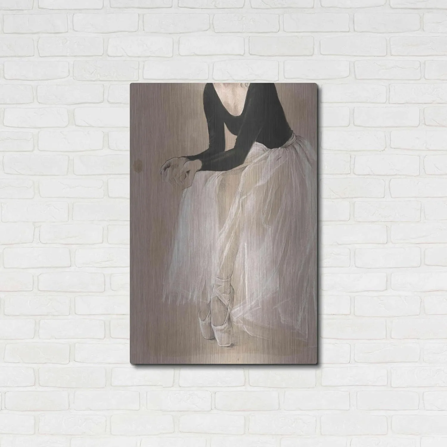 'Ballet Study I' by Jennifer Paxton Metal Wall Art, 24"x36"