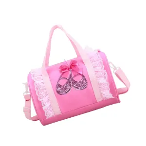 Ballet Tote Bag Pink Shoulder Dance Messenger Bag for Duffle Bag for and Young Dancers/3115
