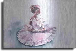 'Ballet V' by Alan Majchrowicz, Metal Wall Art, 16"x12"