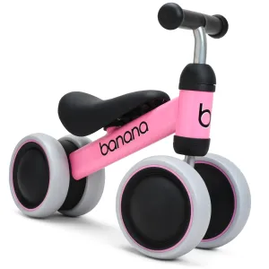 banana bike & Lava Sport Baby Balance Bike - Bicycle Gift Toys for 1-2 Year Old Boys and Girls - Toddler Bikes with 4 Wheels - No Pedal Riding Toy for Babies - First Birthday Gifts, retrospec