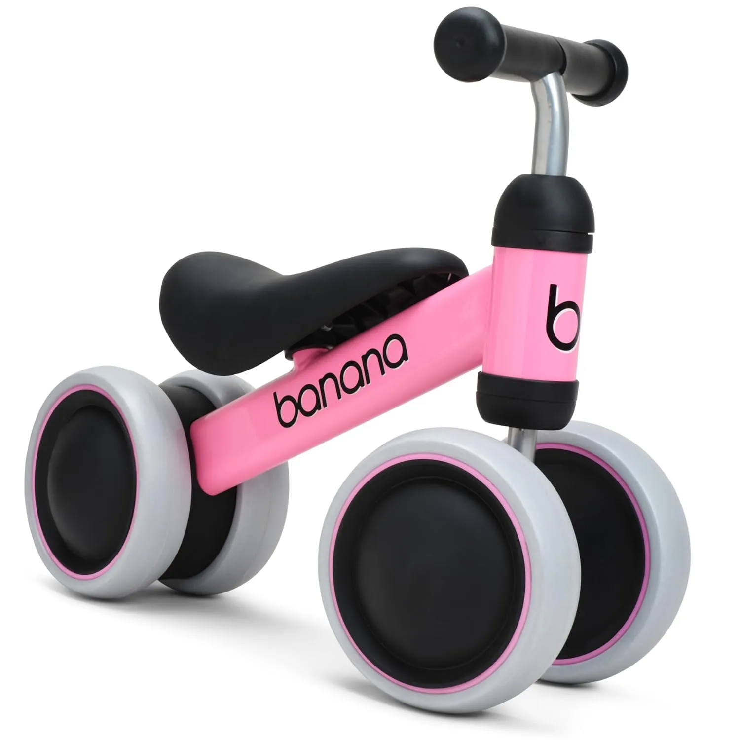 banana bike & Lava Sport Baby Balance Bike - Bicycle Gift Toys for 1-2 Year Old Boys and Girls - Toddler Bikes with 4 Wheels - No Pedal Riding Toy for Babies - First Birthday Gifts, retrospec