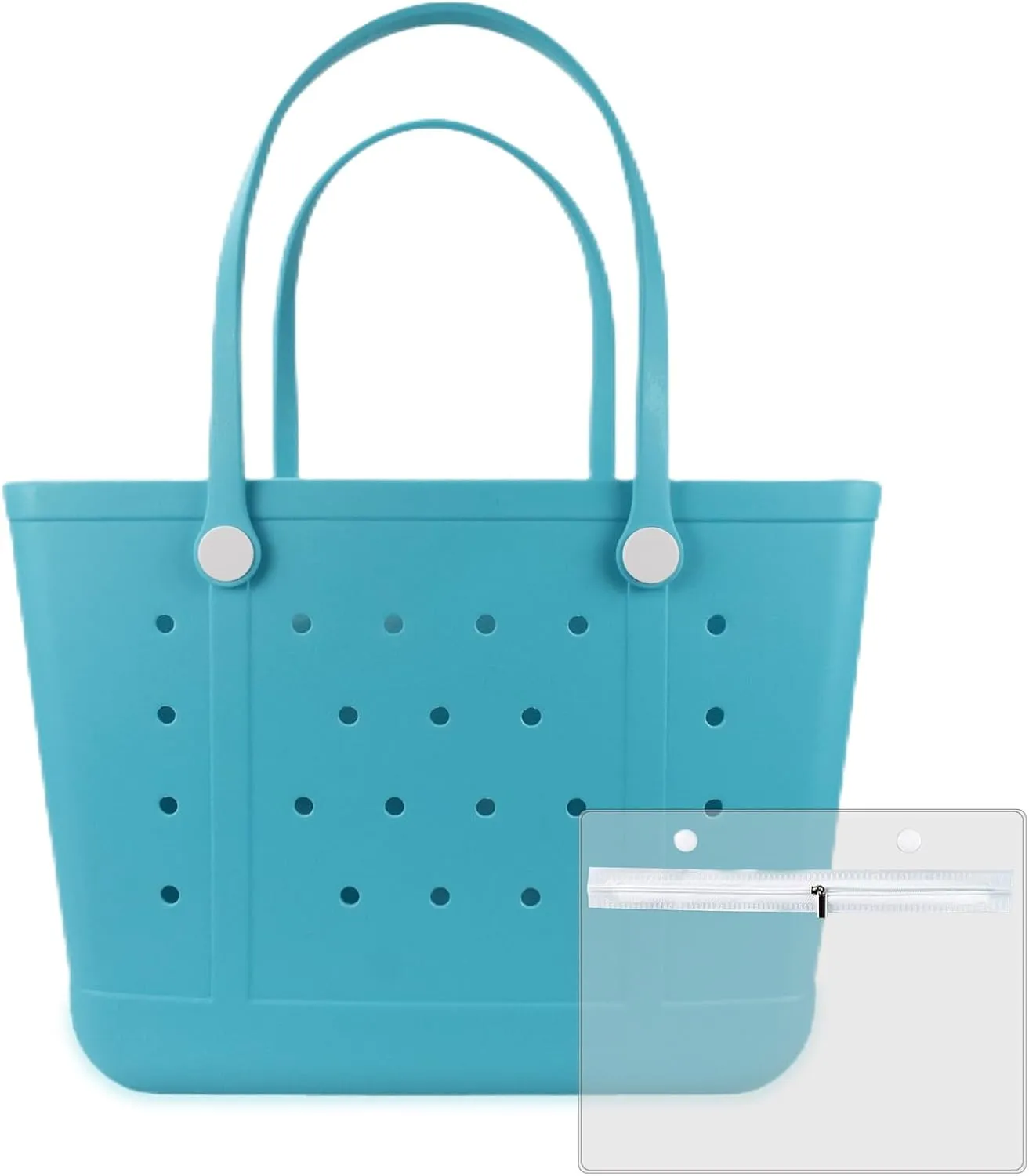 Beach Bag, Waterproof Beach Tote, Rubber XL Tote Bag, Washable and Durable Open Handbag for Boat Pool Sports Gym