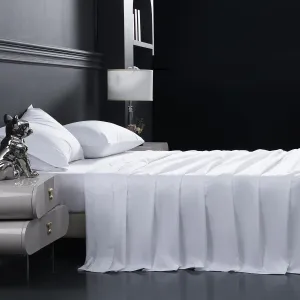 Bedlifes Queen Size Cotton Bed Sheets 1200 Thread Count Egyptian Cotton Sheet Set-100% Cotton White Sheets Luxury Hotel Cooling Sheets-Breathable Soft Smooth-Sateen Weave-16 Deep Pocket-White-Queen
