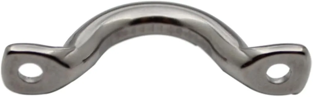 BESPORTBLE 15pcs Plate Staple Ring Eye Loop Boat Staple Ring Hook Bimini Pad Saddle Clip Boat Handles