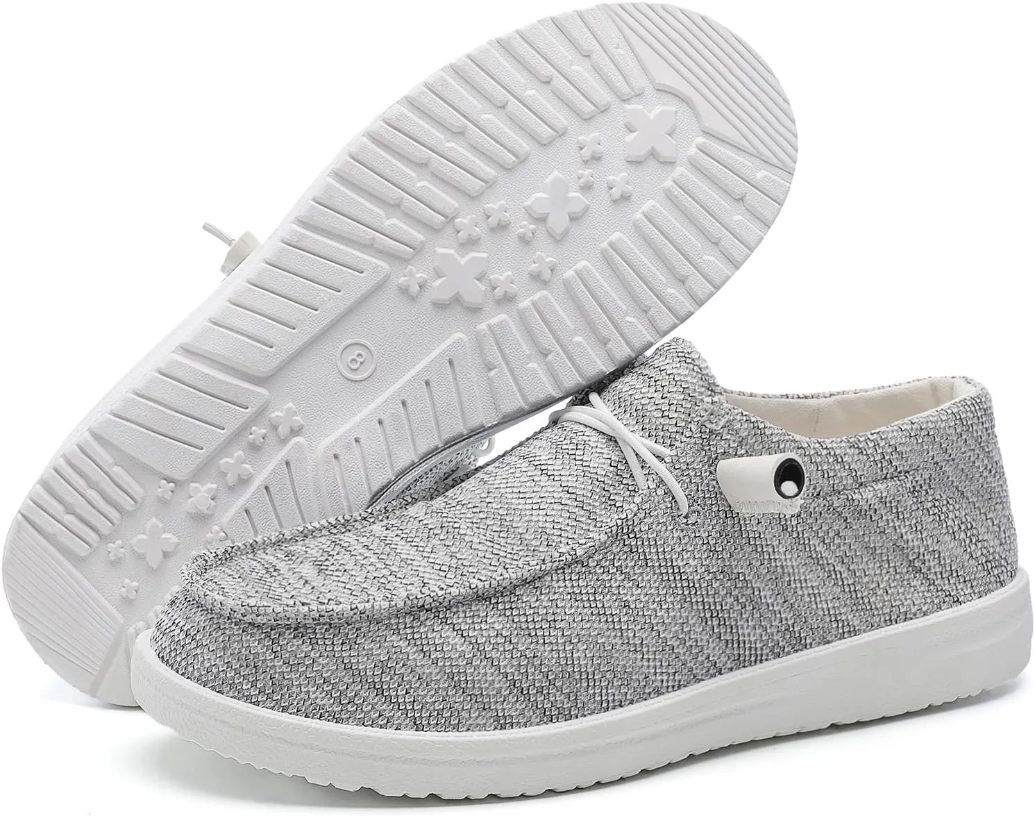 Betrue Lightweight Boat Shoes for Women, Womens Casual Loafers, Womens Slip On Deck Shoes, Breathable Canvas Sneakers for Women