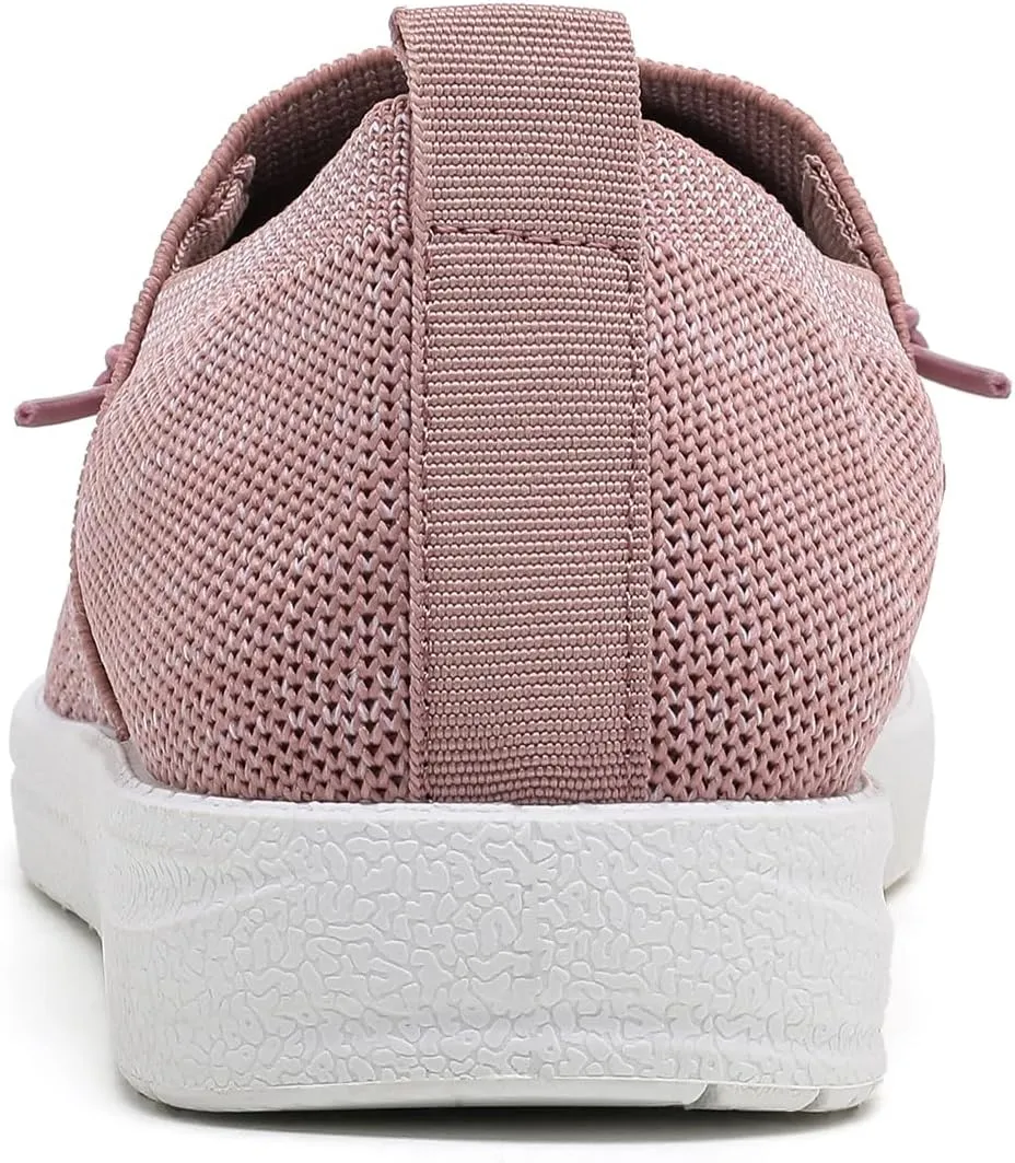 Betrue Lightweight Boat Shoes for Women, Womens Casual Loafers, Womens Slip On Deck Shoes, Breathable Canvas Walking Shoes for Women