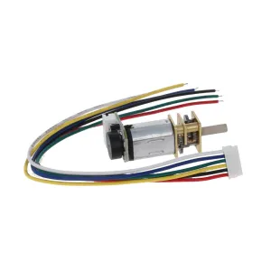 Bettomshin 15RPM GA12-N20 DC Gear Motor 3V Encoder Speed Velocity Measurement Mini Car Balance Motor Encoder DIY 1Pcs