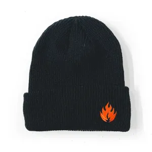 Black Label Skateboards Flame Beanie