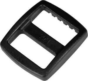 Black Plastic Wide Mouth Tri-Glide Slide – for Bag Straps, Rifle Slings, Dog Collars – 3/4 Inch, 25 Pack