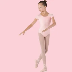 BLOCH DEJOUR CAP SLEEVE LIGHT PINK LEOTARD