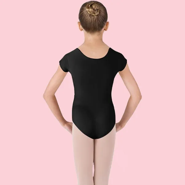 BLOCH DEJOUR CAP SLEEVE LIGHT PINK LEOTARD