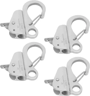 Boat Anchor Hook 3/8 to 5/8 Inch Opening 316 Stainless Steel Mirror Polished Finish Easy to Use Versatile Application