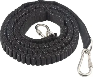 Boat Bungee Dock Line, 6-10ft Shock Absorption Elastic Mooring Anchor Rope Stretch Cord with Stainless Steel Clip Accessories for Boat, Pontoon, Kayak, Jet Ski, Canoeing, Watercraft