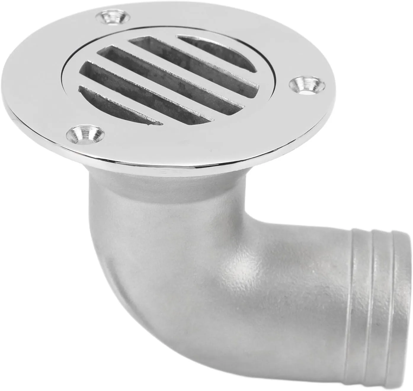 Boat Deck Drain Stainless Steel Rugged Sturdy Split Design Elbow Multipurpose Marine Yacht