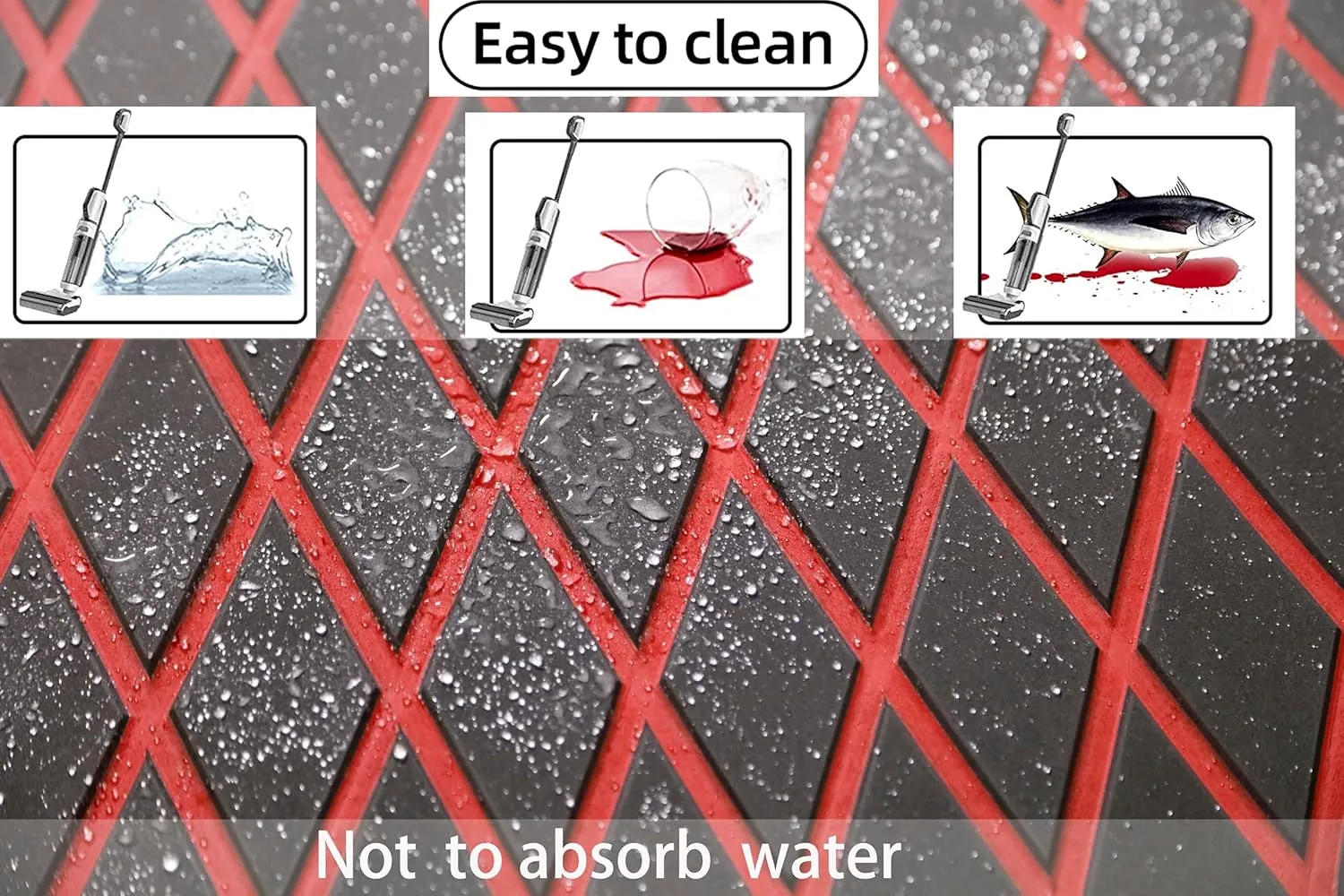 Boat Flooring Eva Foam Decking Marine Non-Slip Self-Adhesive Flooring for Motorboat Fishing Boat RV Yacht Kayak Swimming Pool 110.2''/102.3''/94.5''/86.6''/59''/X37.4''