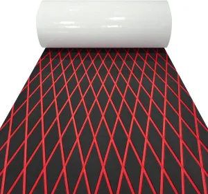 Boat Flooring Eva Foam Decking Marine Non-Slip Self-Adhesive Flooring for Motorboat Fishing Boat RV Yacht Kayak Swimming Pool 110.2''/102.3''/94.5''/86.6''/59''/X37.4''