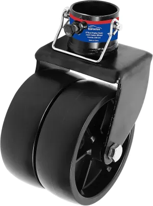 Boat Trailer Jack Wheels Replacement,Dual Trailer Swirl Jack Caster Wheel with Pin (2000lbs)