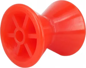 Boat Trailer Roller Parts–Sturdy Bow Roller and Stop,3Inch / 4Inch Boat Trailer Roller with Spoke Fits 1/2" Shaft,PU Marine Keel Trailer Rollers