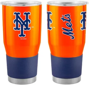 Boelter Brands Licensed MLB Alternate Style Stainless Steel Double Wall Vacuum Insulated Game Day Ultra 30oz Travel Tumbler (New York Mets)