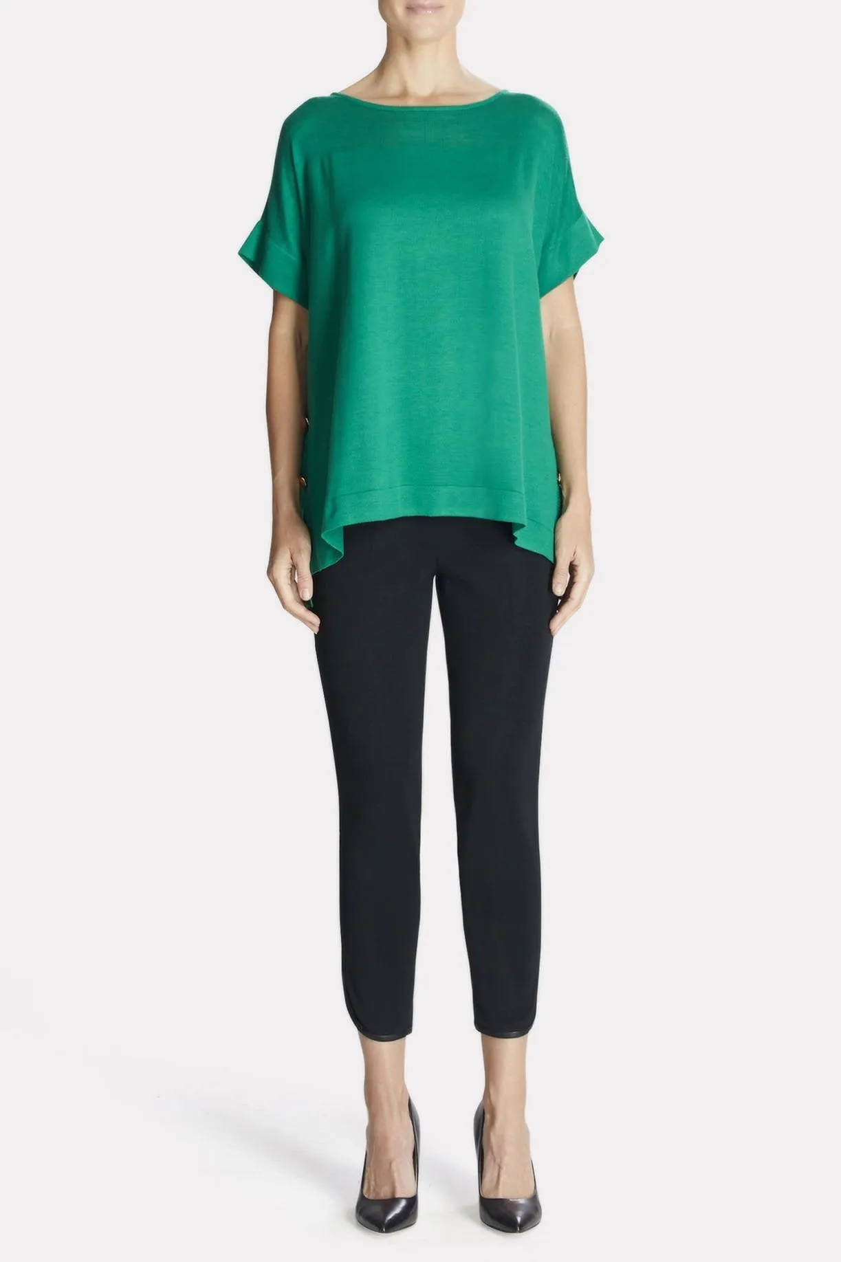 Bold Side-Button Tunic