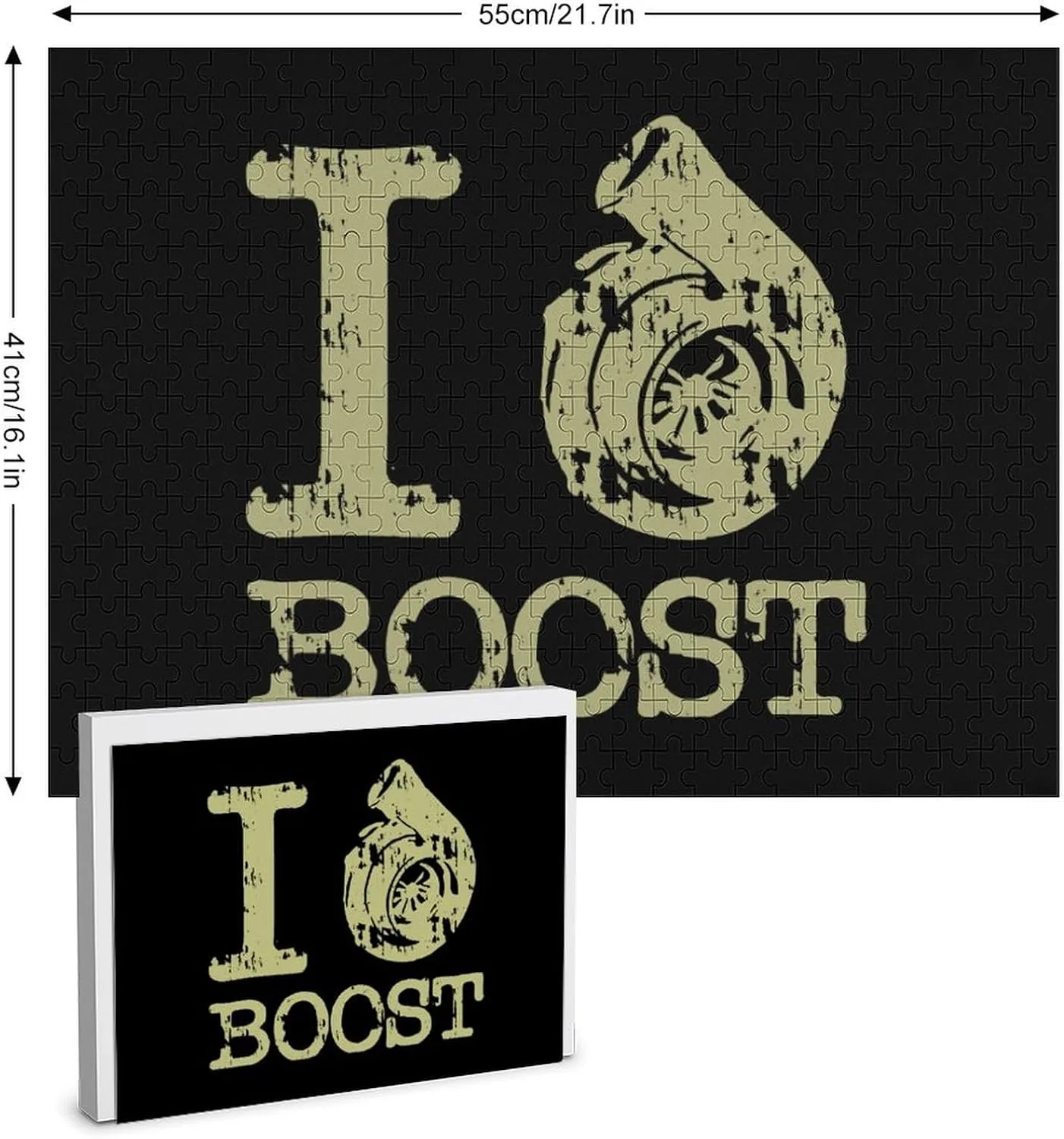 Boost Engine Car Racing Newborn Jigsaw Puzzles Flat Box Wooden Intellectual Puzzles Game for Idea Gift 500 PCS
