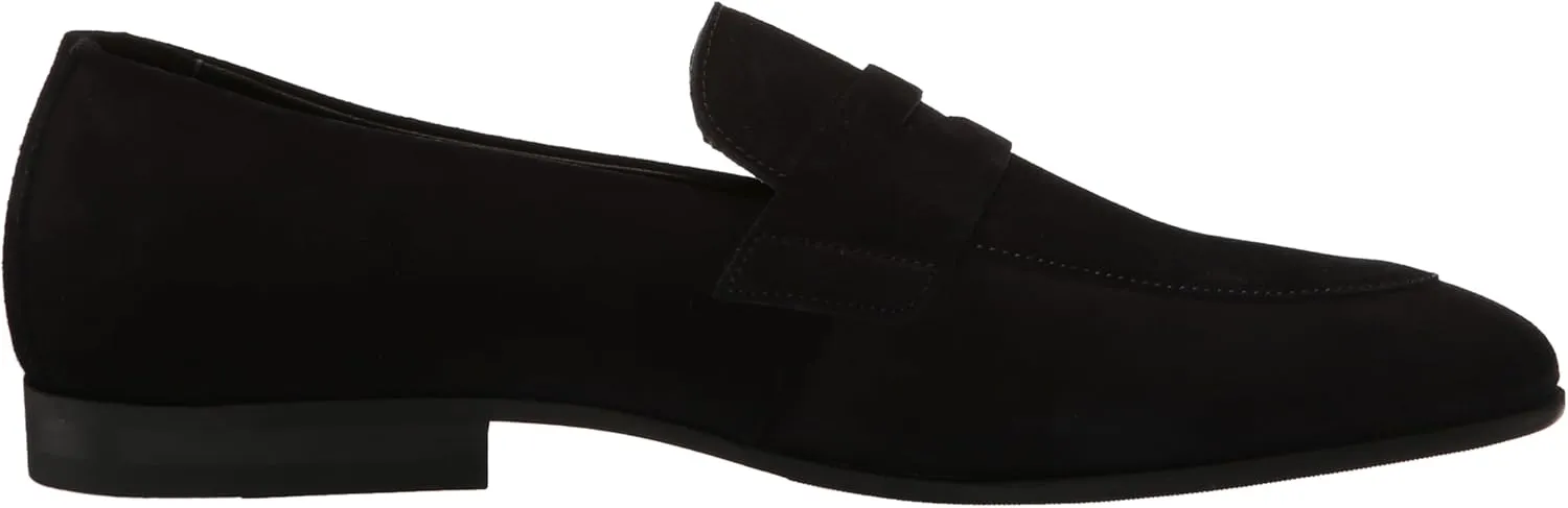 BOSS Men's Smooth Suede Slip on Loafers