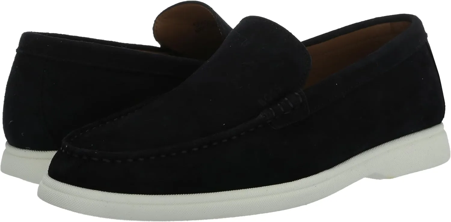 BOSS Men's Smooth Suede Sneaker Sole Loafers