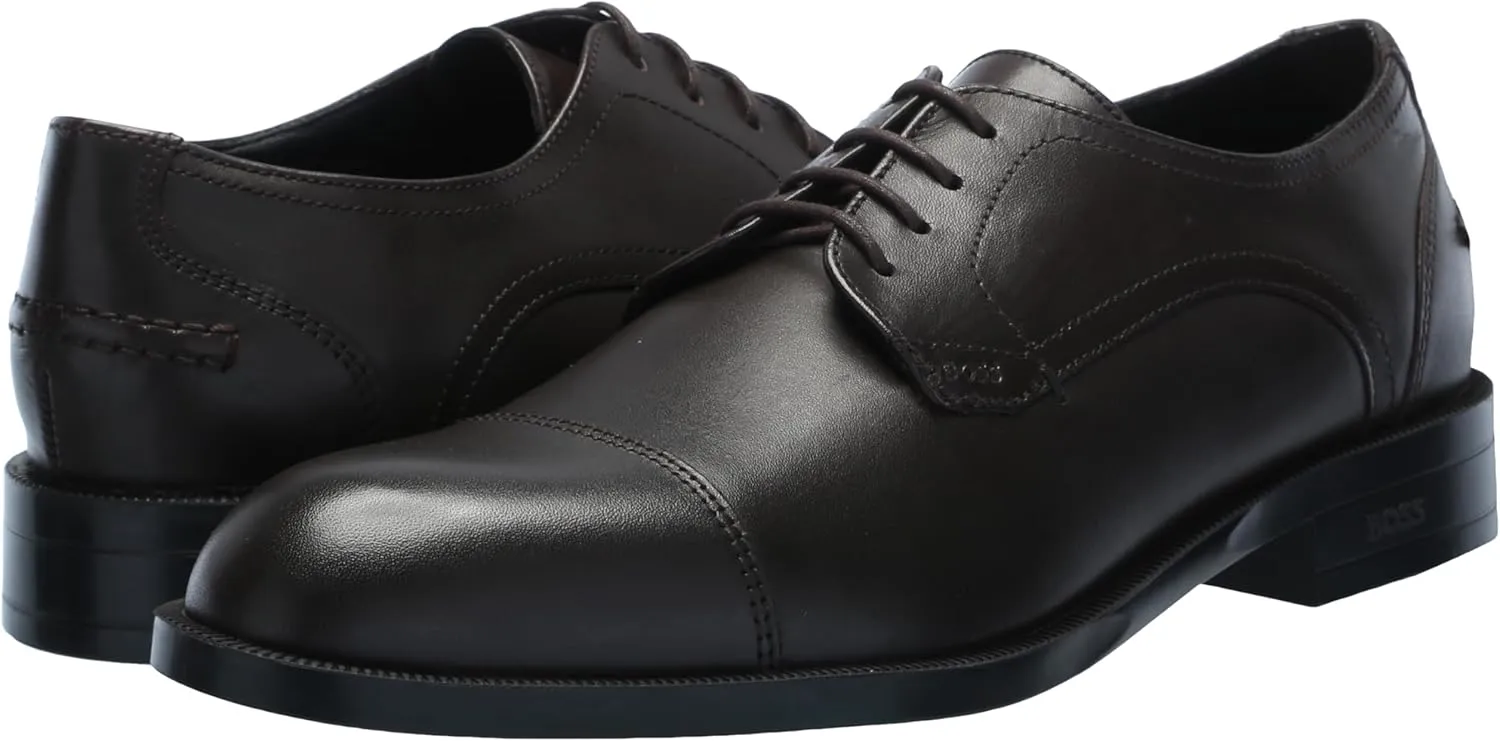 BOSS Men's Tayil Smooth Leather Derby Dress Shoe Oxford