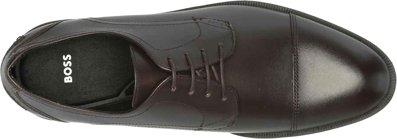 BOSS Men's Tayil Smooth Leather Derby Dress Shoe Oxford