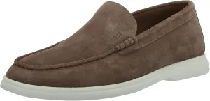BOSS Women's Smooth Suede Sneaker Sole Loafers