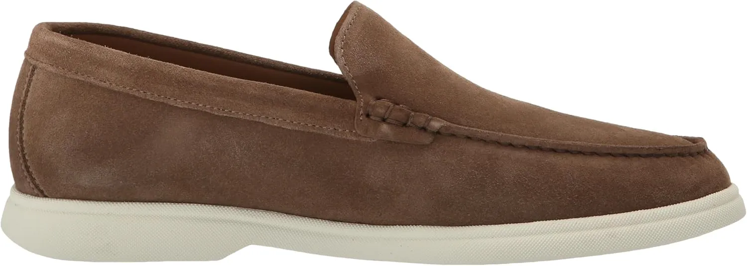 BOSS Women's Smooth Suede Sneaker Sole Loafers