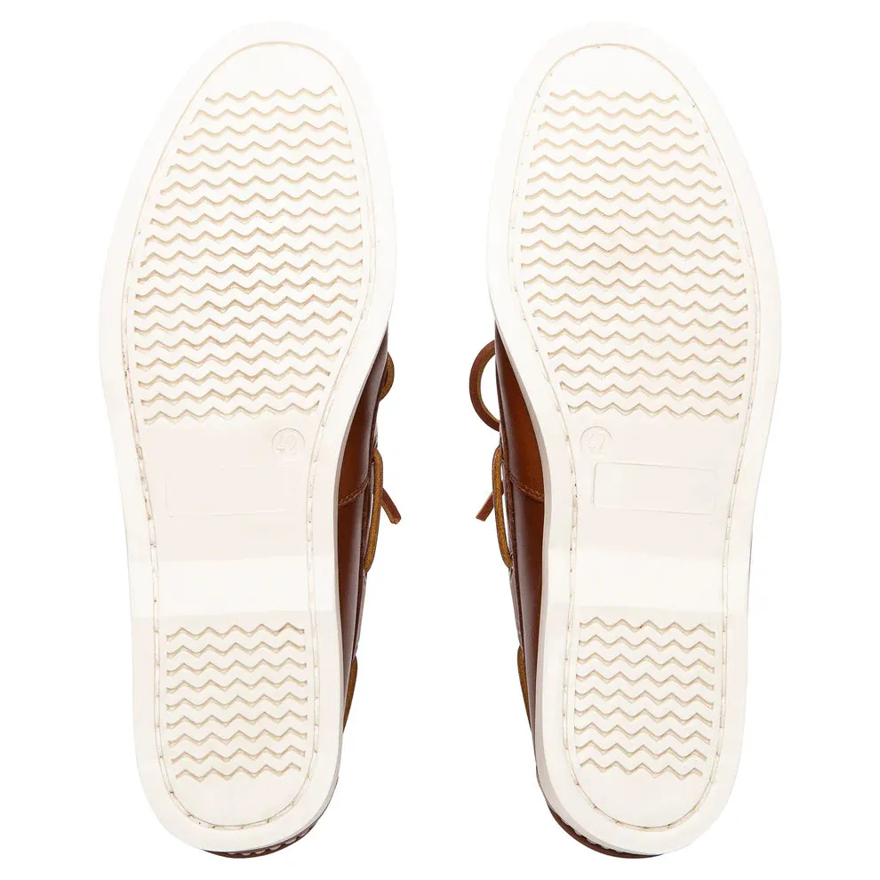 Burke Marine  Flinders Leather Deck Shoe - Tan