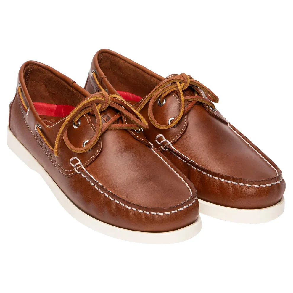 Burke Marine  Flinders Leather Deck Shoe - Tan