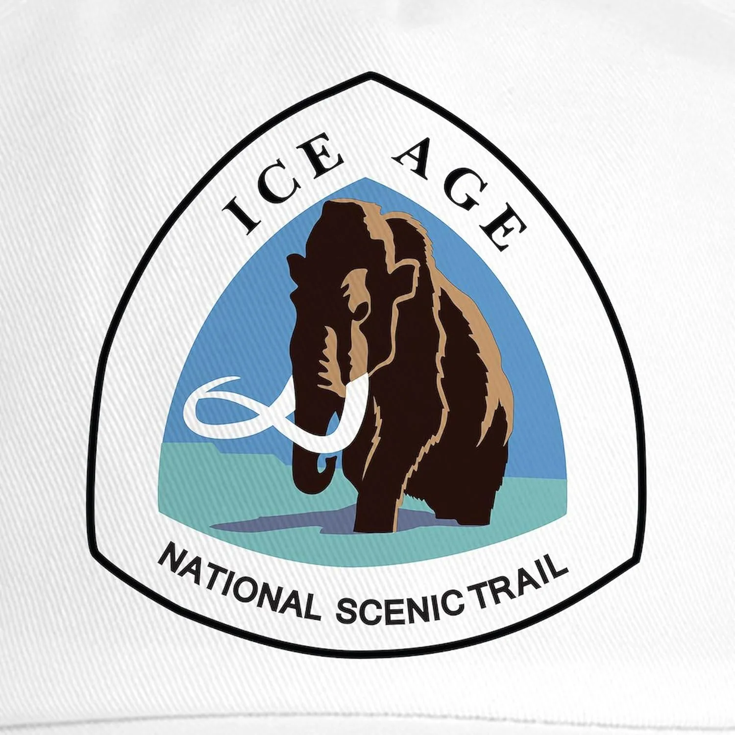 CafePress Ice Age Trail, Wisconsin Cap Adjustable Baseball Cap