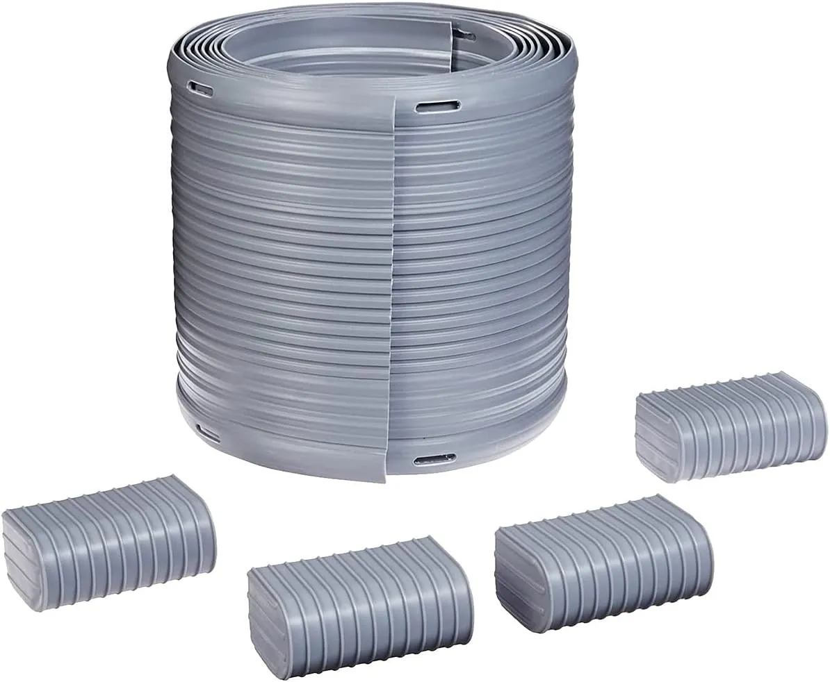 Caliber Bunk Wrap Kit 23050, 16-ft Roll of 2x4-in Bunk Wrap with Endcaps, Grey