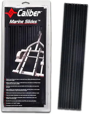 Caliber Marine Trailer Bunk Slides, Black, 10-Pack