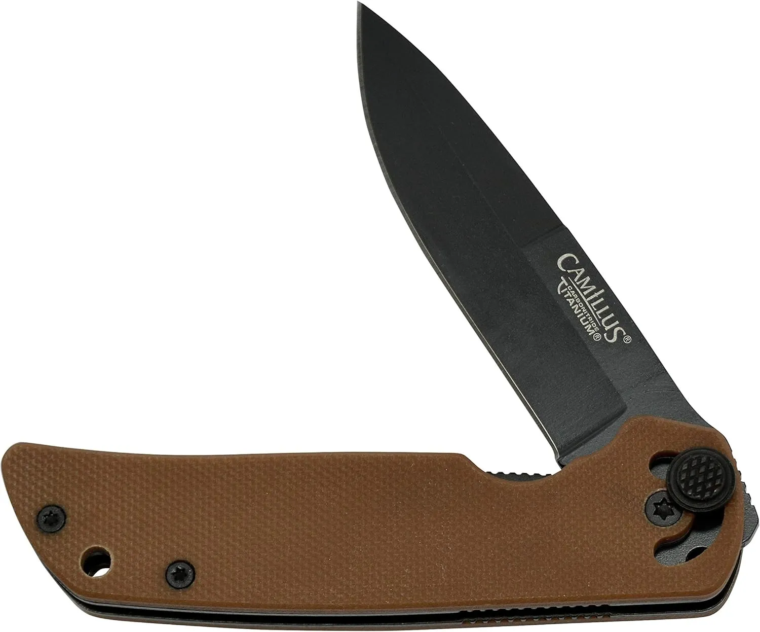 Camillus CUDA Mini / 6.75" Overall/CARBONITRIDE Titanium™ / AUS-8 / Coyote Brown
