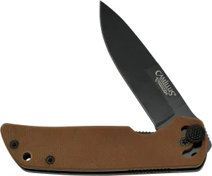 Camillus CUDA Mini / 6.75" Overall/CARBONITRIDE Titanium™ / AUS-8 / Coyote Brown