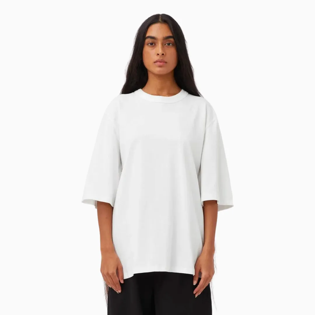c&m sidra embroidered tee soft white