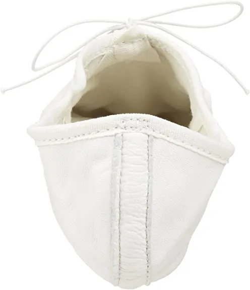 Capezio 2027 Leather Juliet Split-Sole Ballet Shoe - White
