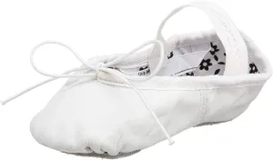 Capezio girls 205x dance shoes, White, 6.5 Wide Toddler US
