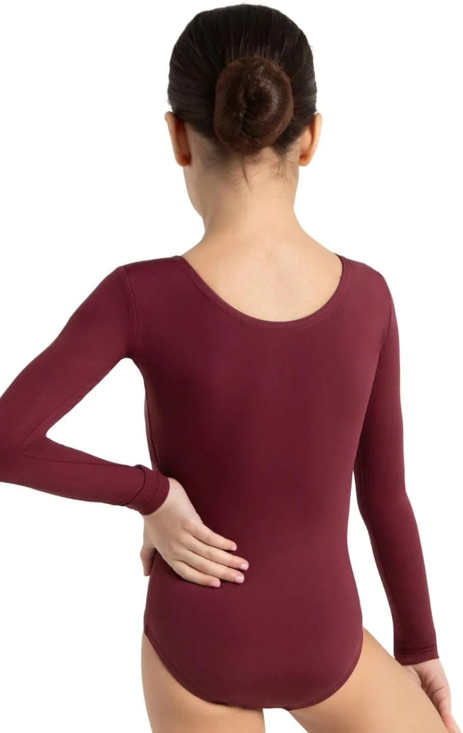 Capezio Girls' Team Basics Long Sleeve Leotard
