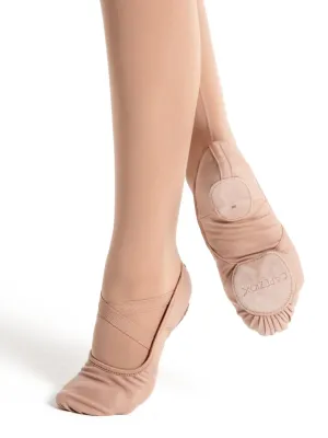CAPEZIO - Hanami Ballet Shoe Adults / Split Sole / Canvas / Light Suntan 2037W