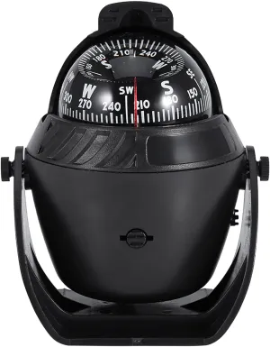 Car Compass, Boat Compass High LED Light Pivoting Compass Navigation Electronic Compass Digital Compass for Car Boat Compass Adjustable for Marine Boat Car