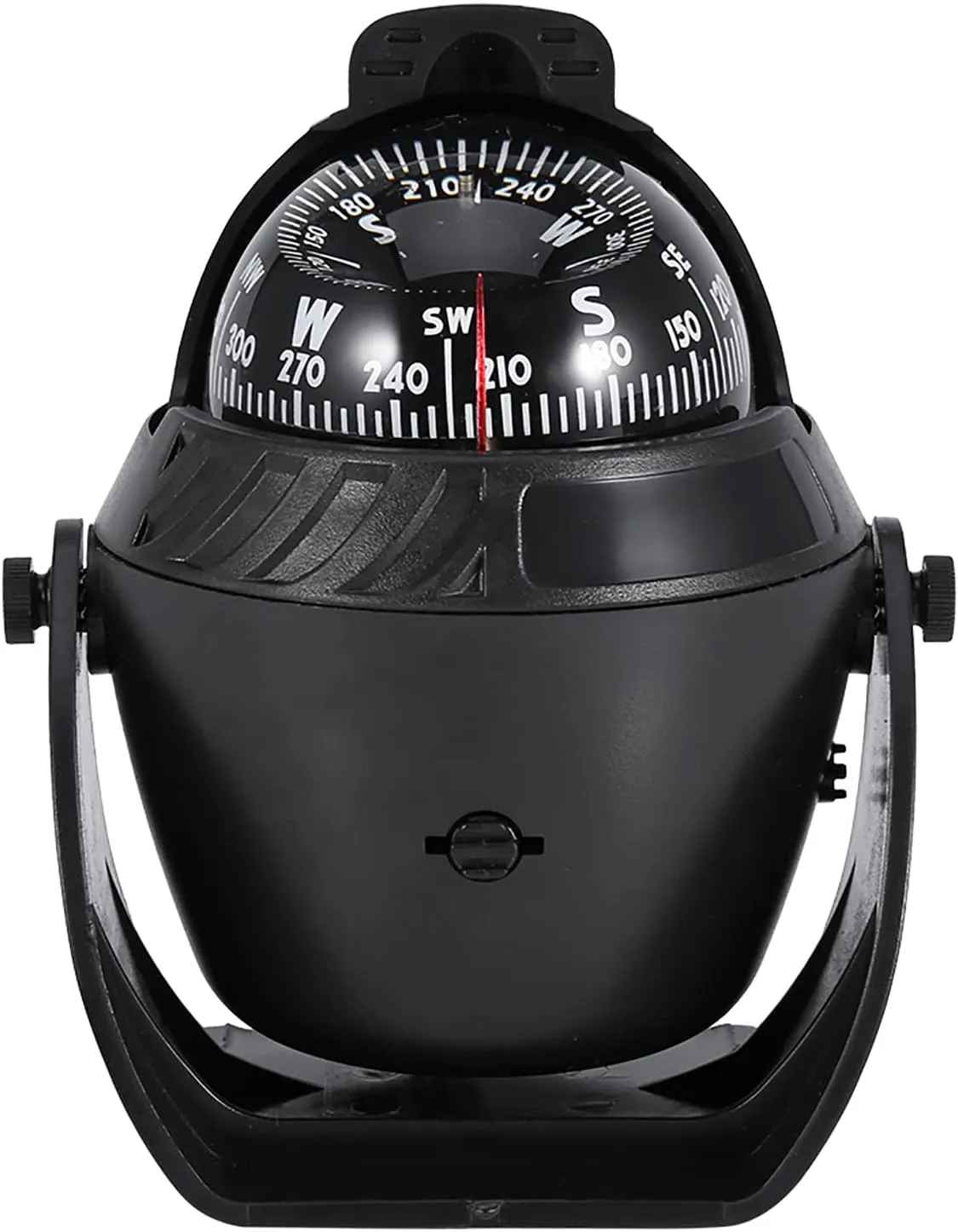 Car Compass, Boat Compass High LED Light Pivoting Compass Navigation Electronic Compass Digital Compass for Car Boat Compass Adjustable for Marine Boat Car